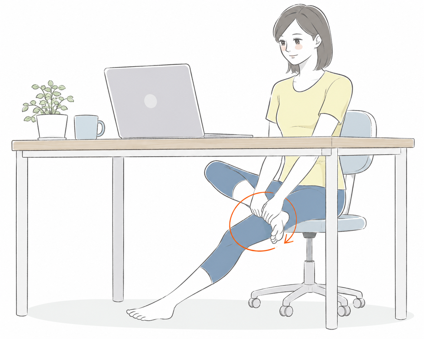 足首ぐるぐる回し