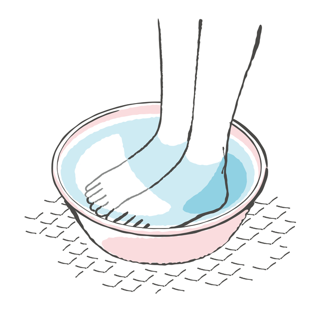 足湯・温活で冷えとむくみを同時にケアする