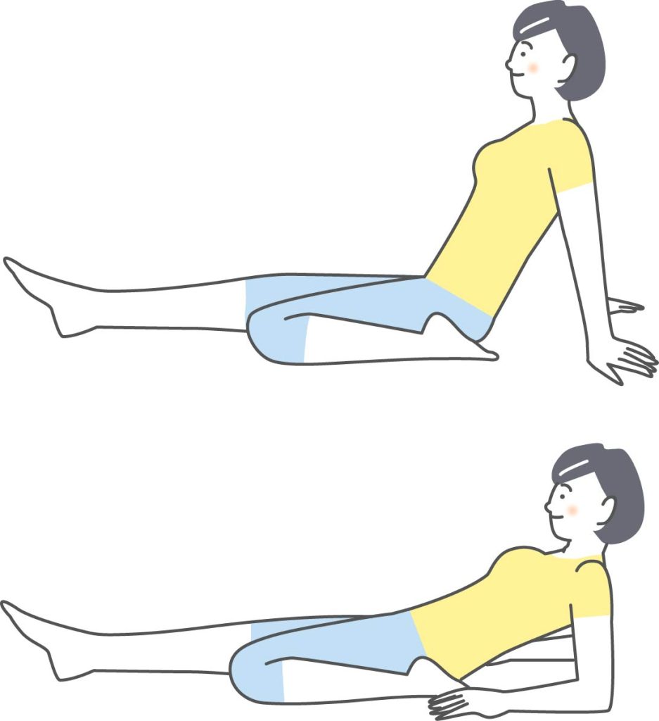 太もも前側ストレッチ