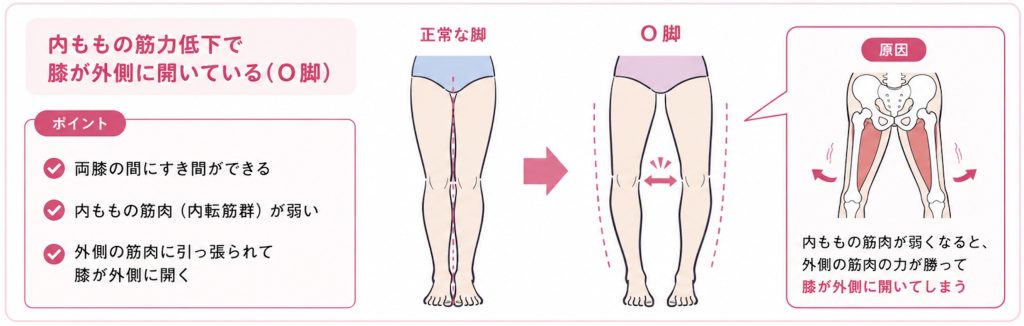 O脚